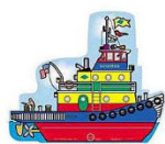 Inside-Outside Puzzle - Tugboat
