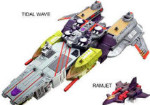Transformers Armada - Tidal Wave with RamJet MiniCon figure