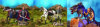 The Return of the King - Deluxe Horses Assortment - Package of 4