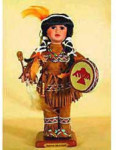 Native with Drum - 12"