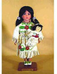 Native with Doll - 12"