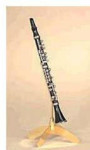Black and Silver Clarinet