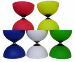 Diabolo Performer Glow in the Dark with Metallic Woodstick Performer