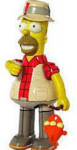 Fishing Homer Wind-Up - Red Shirt - 8.5"