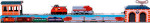 Lionel Trains Tin Train Stop