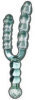 Double Delight Glass Anal Wand - 11 inches