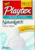 NaturaLatch Silicone Self Adjusting Nipple - 2 Pack