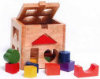 Wooden Shape Sorting Box