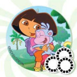 3D Reel Cards - Dora the Explorer