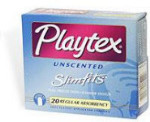 Playtex Slimfits Tampons - Unscented - Regular Absorbency - 20's