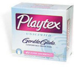 Playtex Gentle Glide Tampons - Unscented - Super Absorbency - 40's
