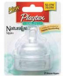 NaturaLatch Silicone Slow Flow Nipple - 2 Pack