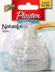 NaturaLatch Silicone Fast Flow Nipple - 2 Pack