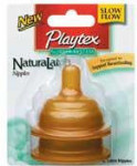 NaturaLatch Latex Slow Flow Nipple - 2 Pack