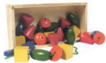Wooden Bead Box