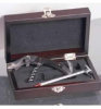 2 Piece Wine Set in Wood Box by Trudeau