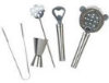 5 Piece Stainless Steel Bar Set in Tin Box by Trudeau