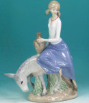 Girl and Donkey