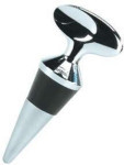 2 Piece Zinc Alloy Oval Wine Stoppers