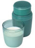 Insulated Canteen with Secret Snack Compartment - Translucent Green by Trudeau