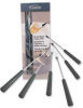 Cheese Fondue Forks - Black - Set of 6 by Trudeau