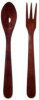 Salad Servers - Cherry Finish - 12" - Set of 2 by Pomerantz