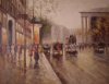Strolling Through London - 20" X 24" by Frush