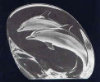 Dolphins - 5.5" X 6.5" by Mats Jonasson