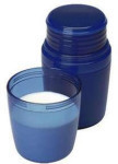 Insulated Canteen with Secret Snack Compartment - Translucent Blue