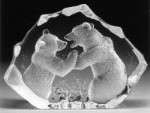 Fighting Bears - 5" X 7.5"