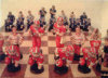 Football Players Chess Pieces -