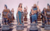 Greek and Roman Gods Polyresin Chess Pieces -