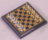 Miniature Chess Set with Plastic Pegs