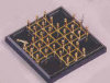 Miniature Solitaire Set with Plastic Pegs