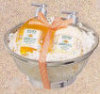 Mandarin and Olive Kitchen Colander Set