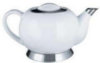 Bianca Porcelain & Stainless Steel Teapot - Makes 4 Cups by Trudeau