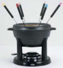 - ZooScape - Cast Iron Meat Fondue Set - 10 pieces