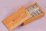Double Nine Dominoes with Wooden Case