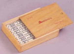 Double Twelve Dominoes with Wooden Case