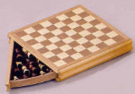 Chess Board with Storage Drawer