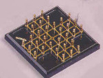 Miniature Solitaire Set with Plastic Pegs