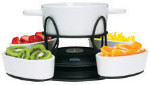 Ovalinea Lazy Susan Chocolate Fondue Set - 12 pieces