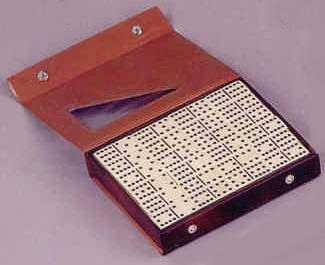 Double Twelve Dominoes with Vinyl Case
