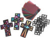 - ZooScape - Stained Glass Crosses - Package of 12