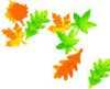 Color Diffusing Leaves - Package of 80 -