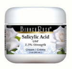Salicylic Acid USP (Beta Hydroxy Acid - BHA) - Cream (1.5%) - Sensitive Skin