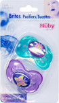 Butterfly Knob Silicone Pacifiers (6M+) - Set of Two