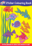 Sticker Colouring Book - 24 Fun Pictures!