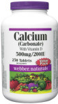 Calcium Carbonate with Extra Vitamin D - 500 mg / 200 IU