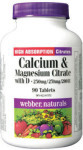 Calcium and Magnesium Citrate with Vitamin D - 250 mg / 250 mg / 200 IU